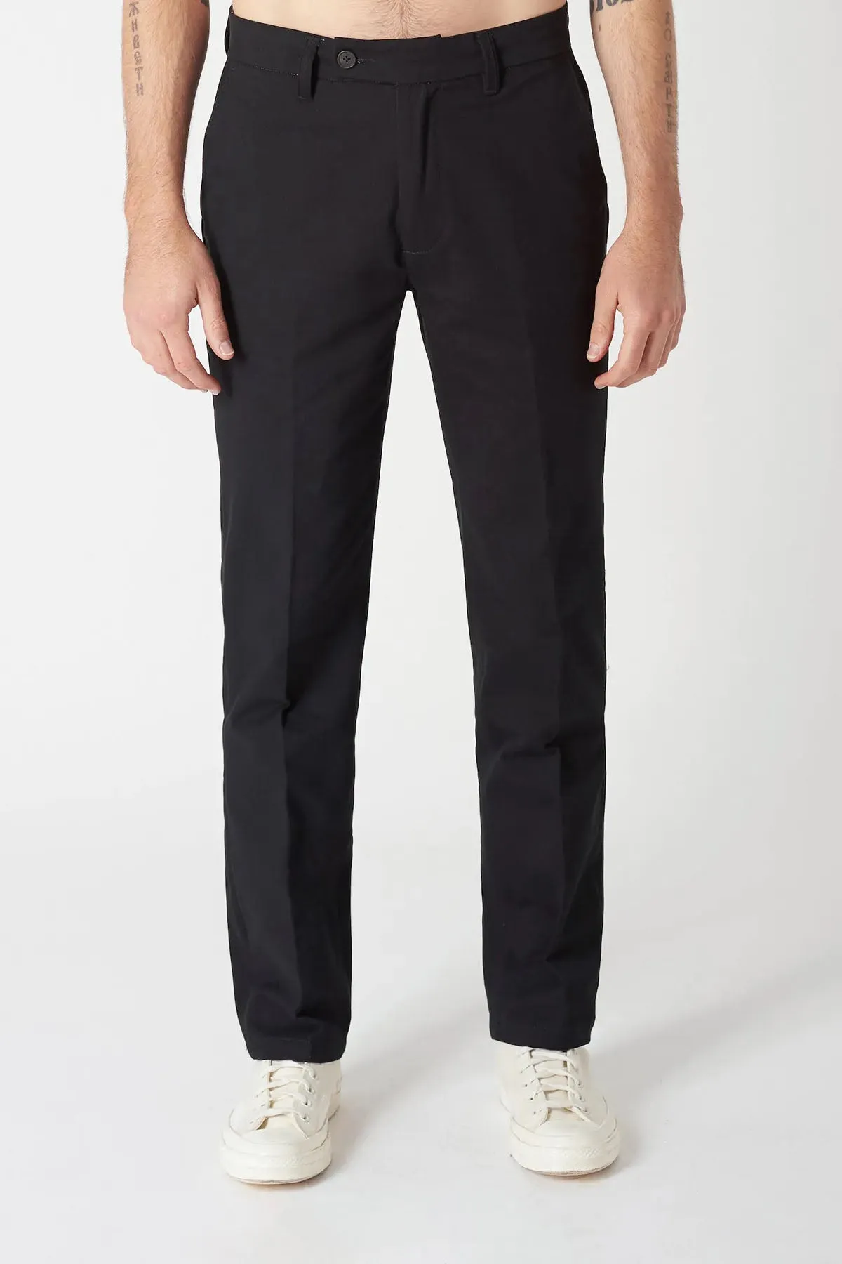 CASH TWILL PANT - BLACK