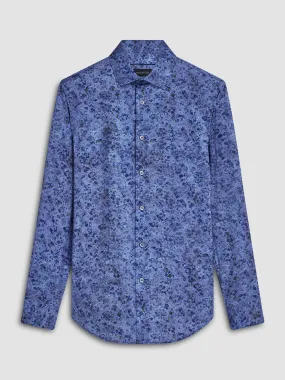 COTTON JAMES LONG SLEEVE SHIRT (NIGHT FLORAL) - BUGATCHI