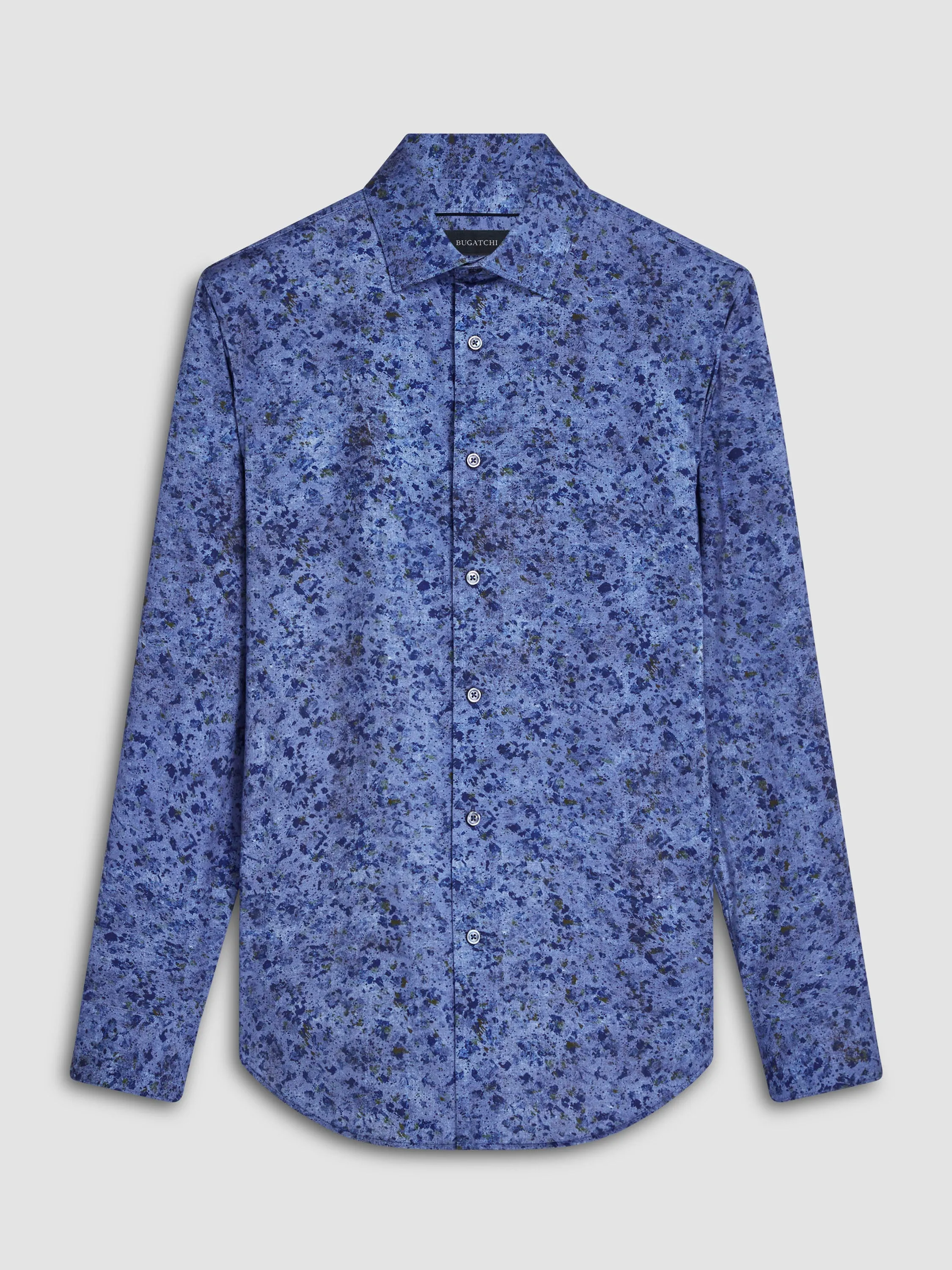 COTTON JAMES LONG SLEEVE SHIRT (NIGHT FLORAL) - BUGATCHI