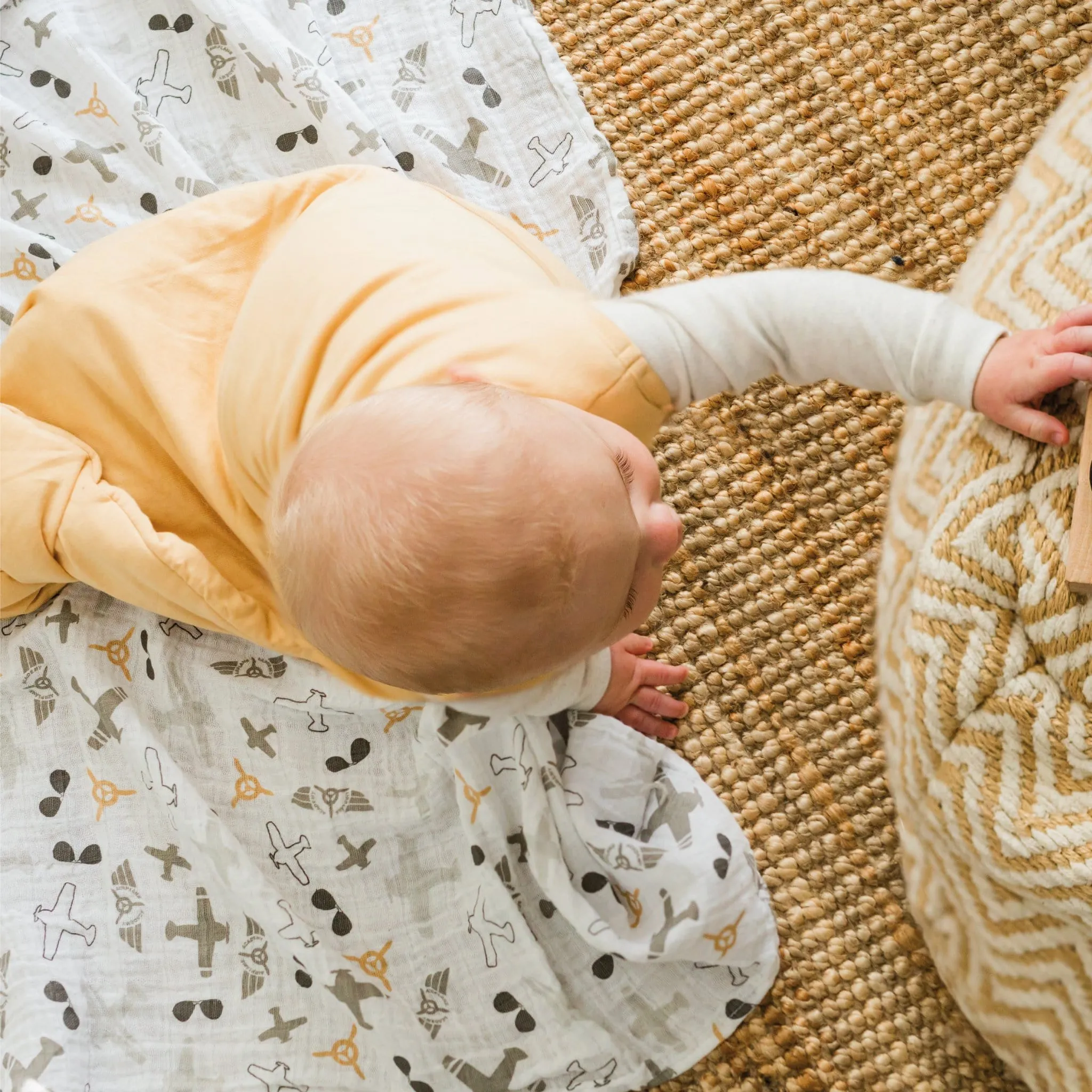 Cotton muslin swaddle - Planes | Partnership