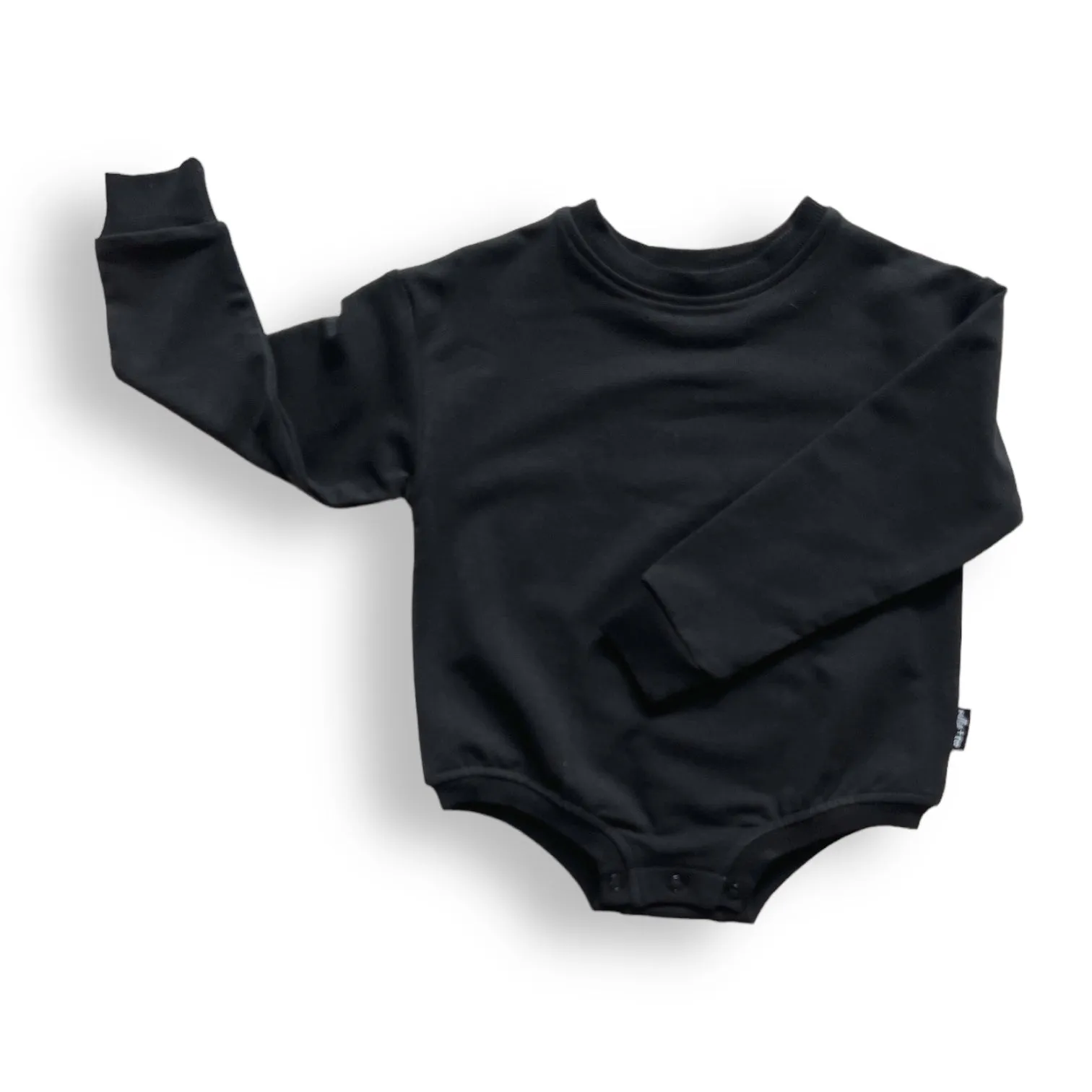 Crew Neck Romper- Midnight