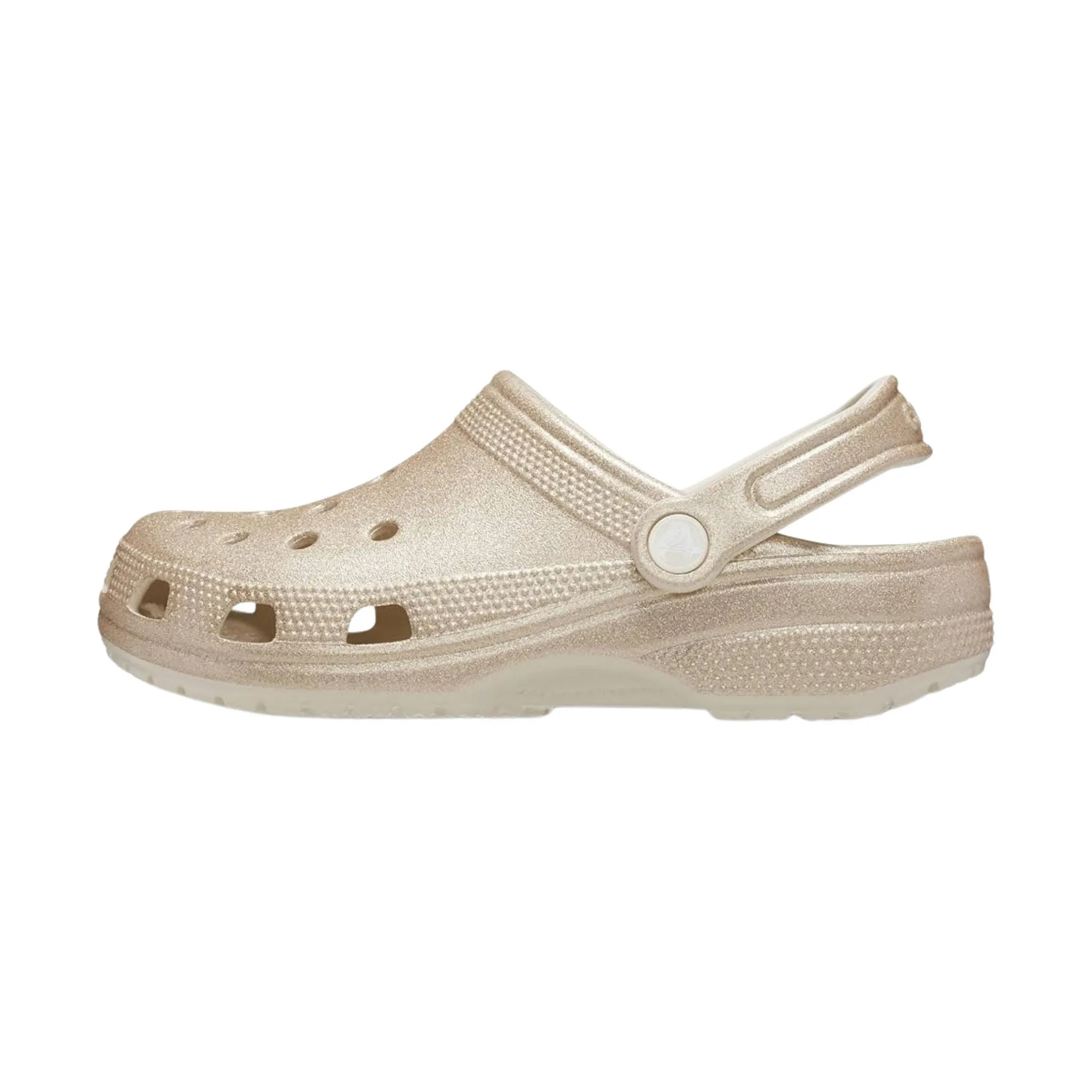 Crocs Classic Glitter Clog - Champagne Glitter