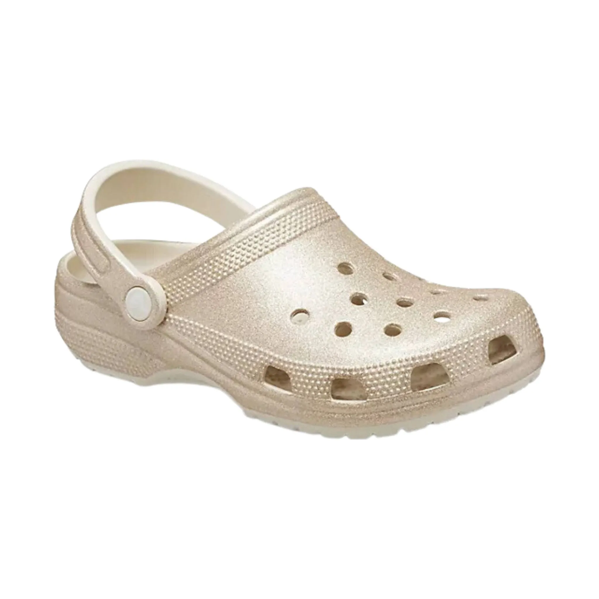 Crocs Classic Glitter Clog - Champagne Glitter