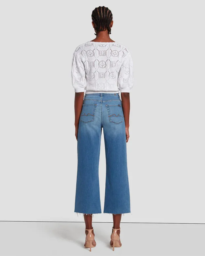 CROPPED ALEXA (SAPPHIRE BLUE) - 7 FOR ALL MANKIND