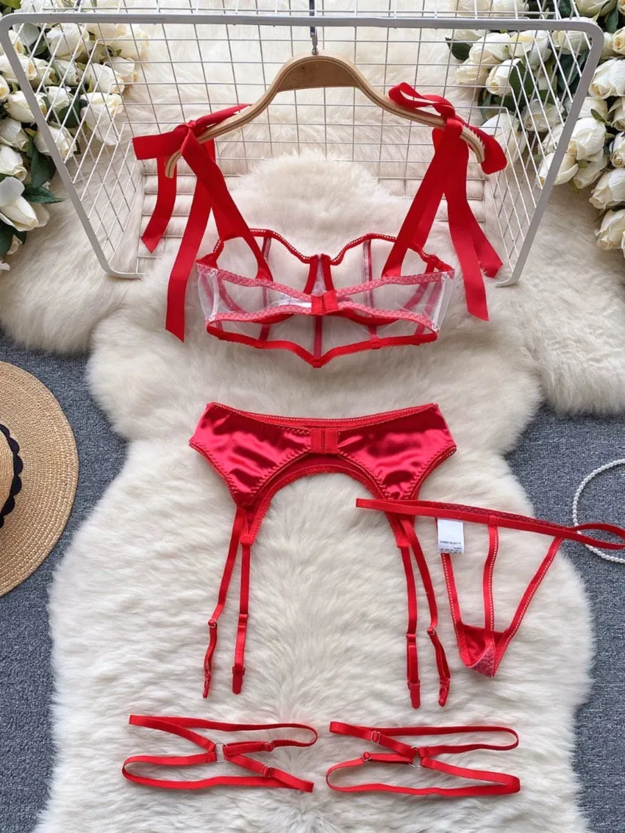 Damon Erotic Mesh Lingerie Set