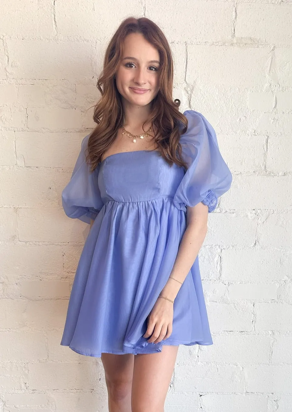 Enchanted Puff Sleeve Dress