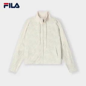 FILA CORE WHITE LINE FILA EMERALD Women's Knit Top in Olive Green