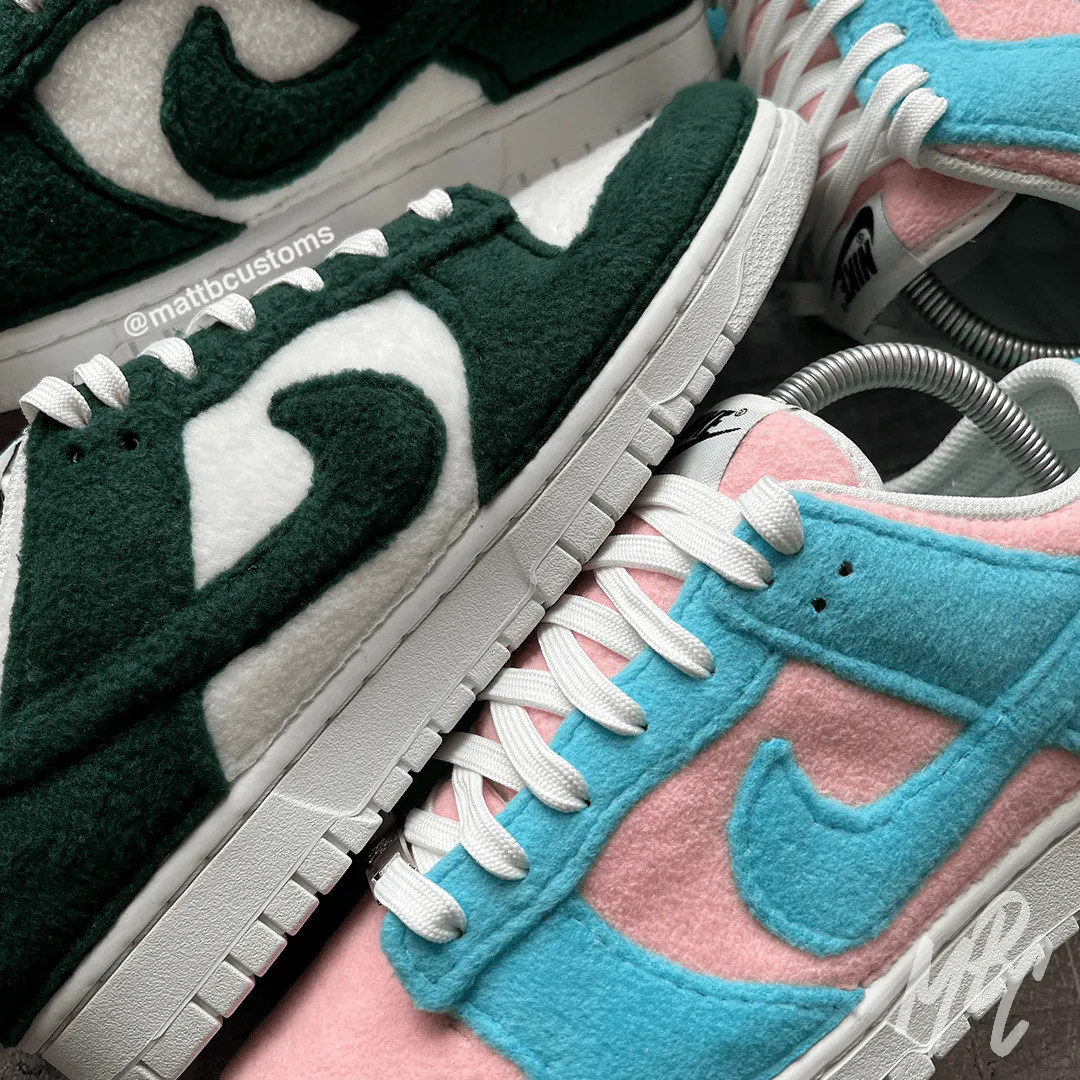 Fluffy Dunk (Choose Your Material) - Dunk Low Custom