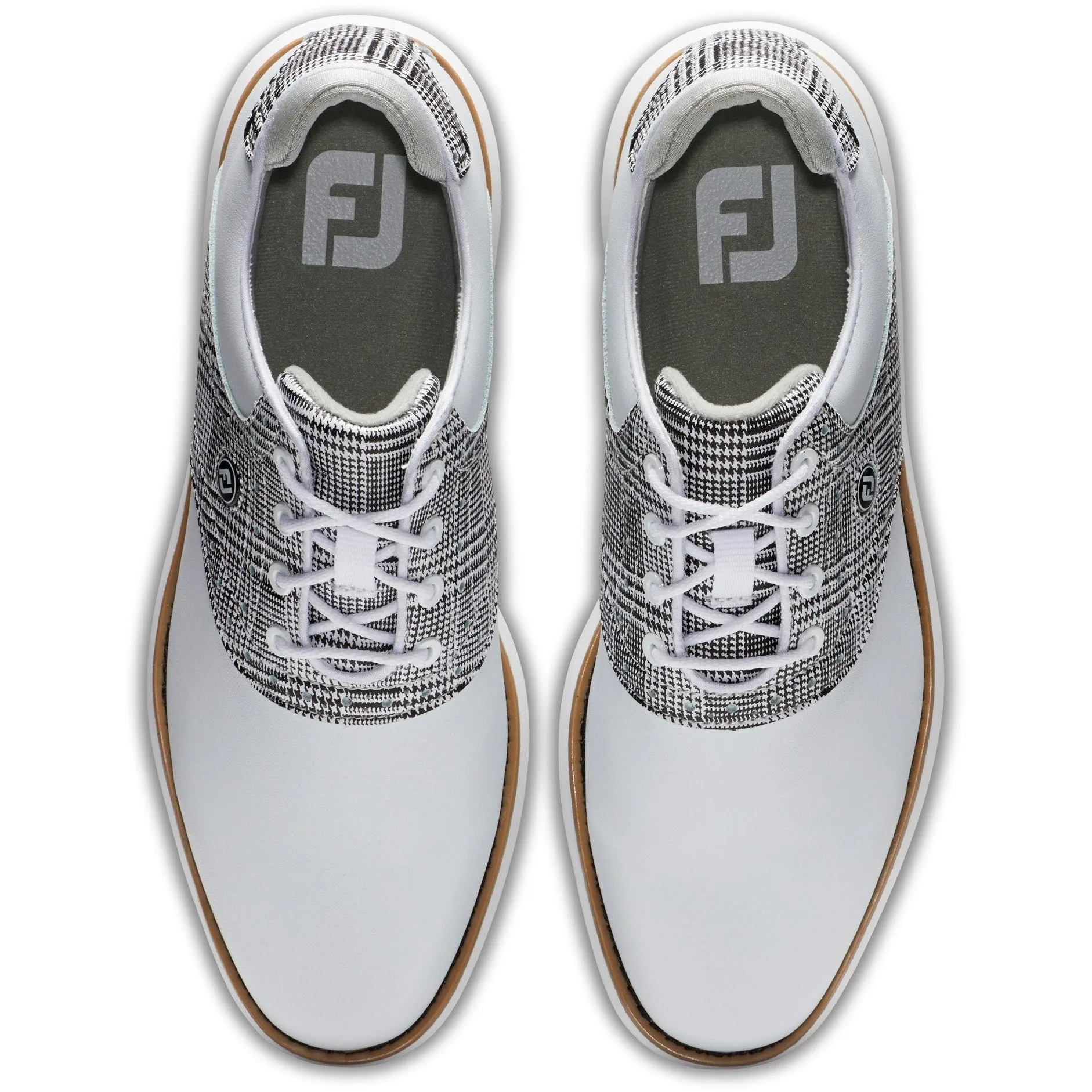 Footjoy Chaussure Tradition Lady Blanche Grise