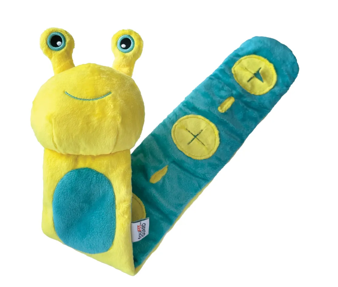 FouFouBrands Hide 'n Seek Roll Ups Dog Toy - Snail