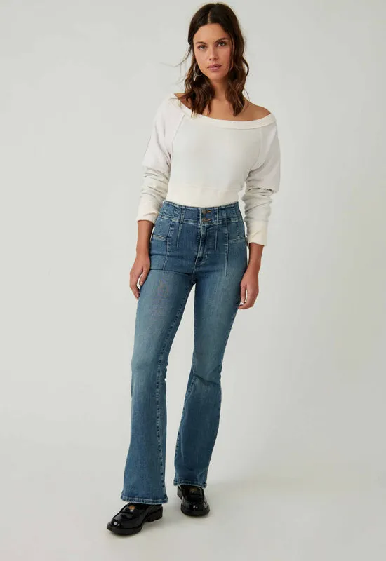 Free People - Jayde Flare Mermaid Blue