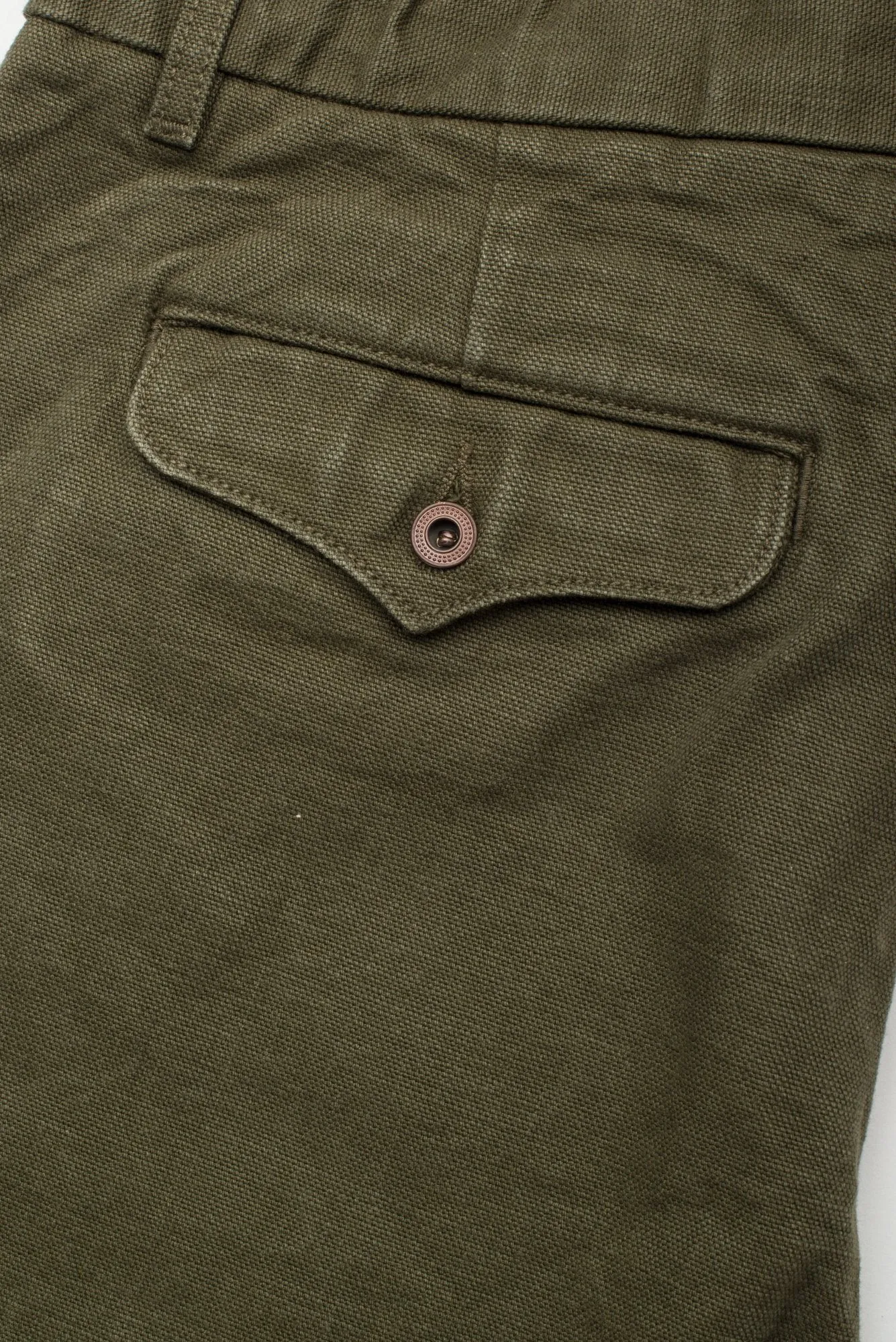 Freenote Cloth - Workers Chino Slim Fit 14oz Slub Army Green