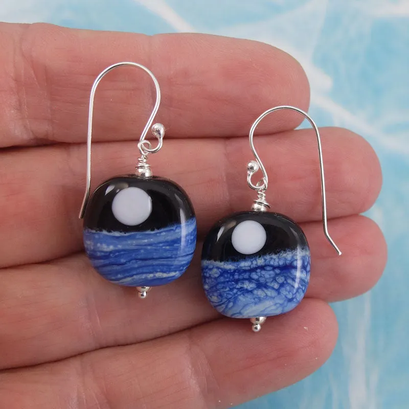 full moon sail earrings