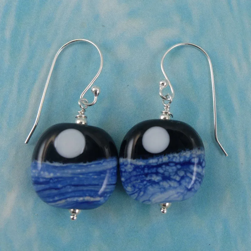 full moon sail earrings