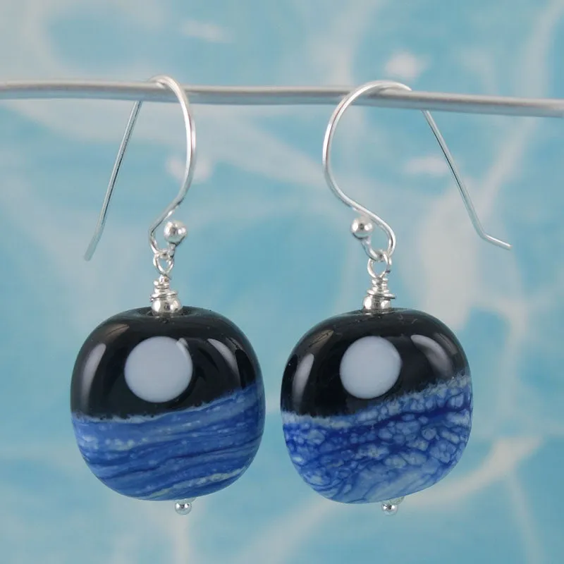 full moon sail earrings