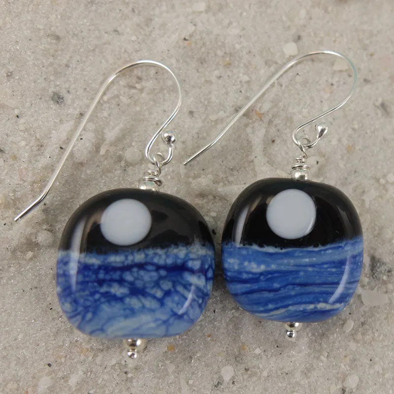 full moon sail earrings