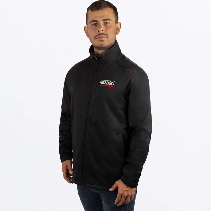 FXR Men's Elevation Tech Zip-Up Black/Red