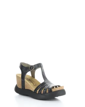 GAIT959FLY 000 BLACK Velcro Sandals