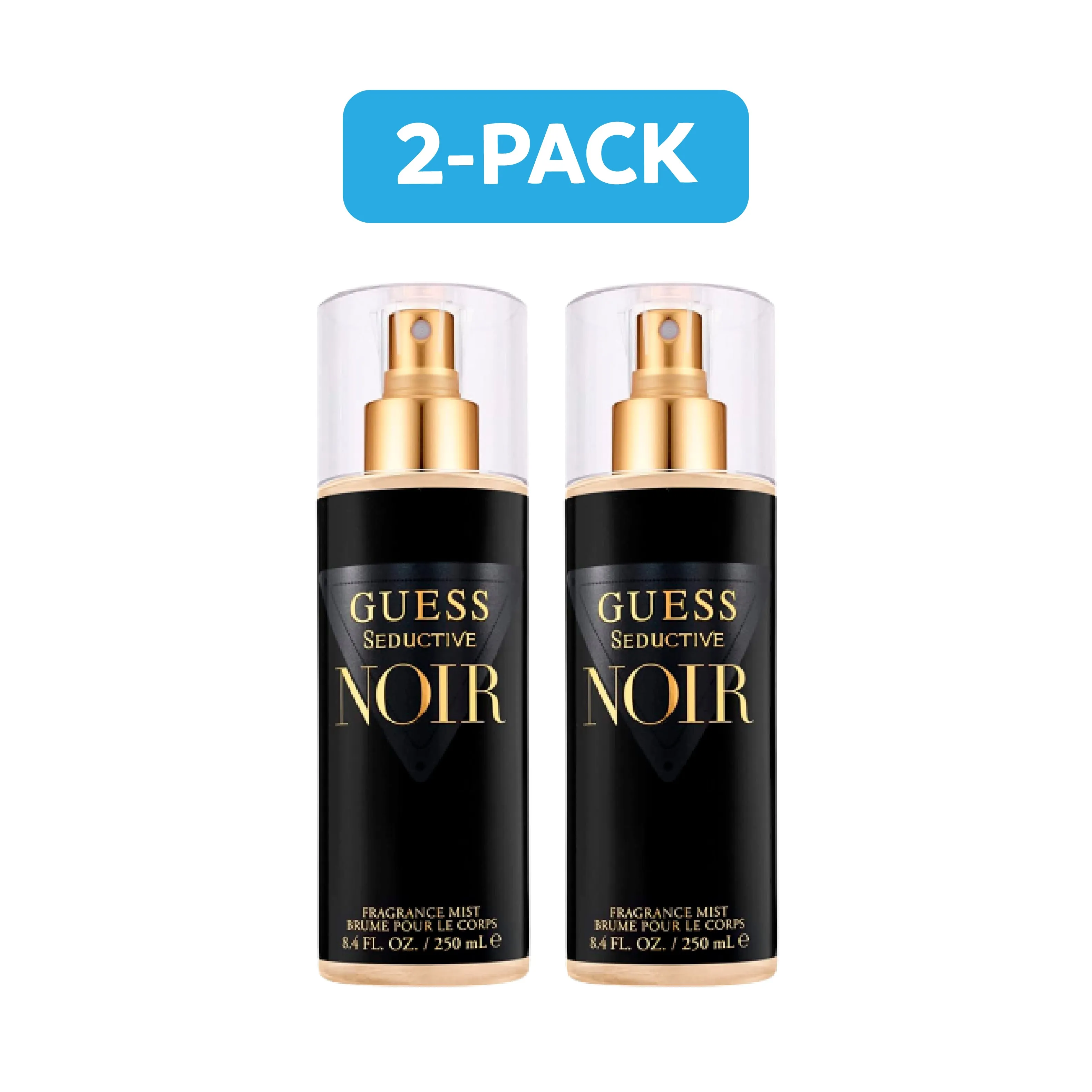 Guess Seductive Noir Fragrance Mist for Women 8.4 oz 250 ml (2 Pack)