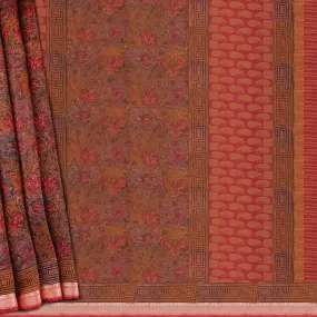 Handwoven Multicolour Cotton Saree - 1797T008395DSC