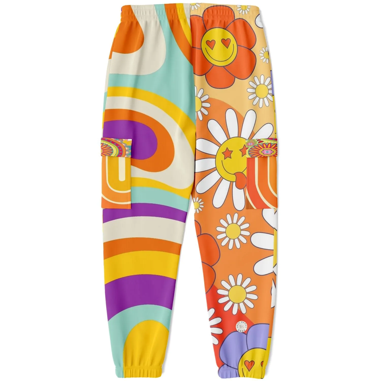 Happy Valley Retro Floral Unisex Eco-Poly Cargo Joggers