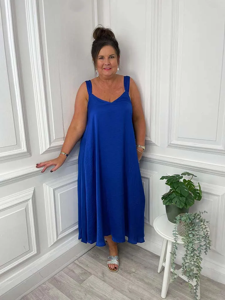 Haven Barbados Tank Maxi Dress - Cobalt