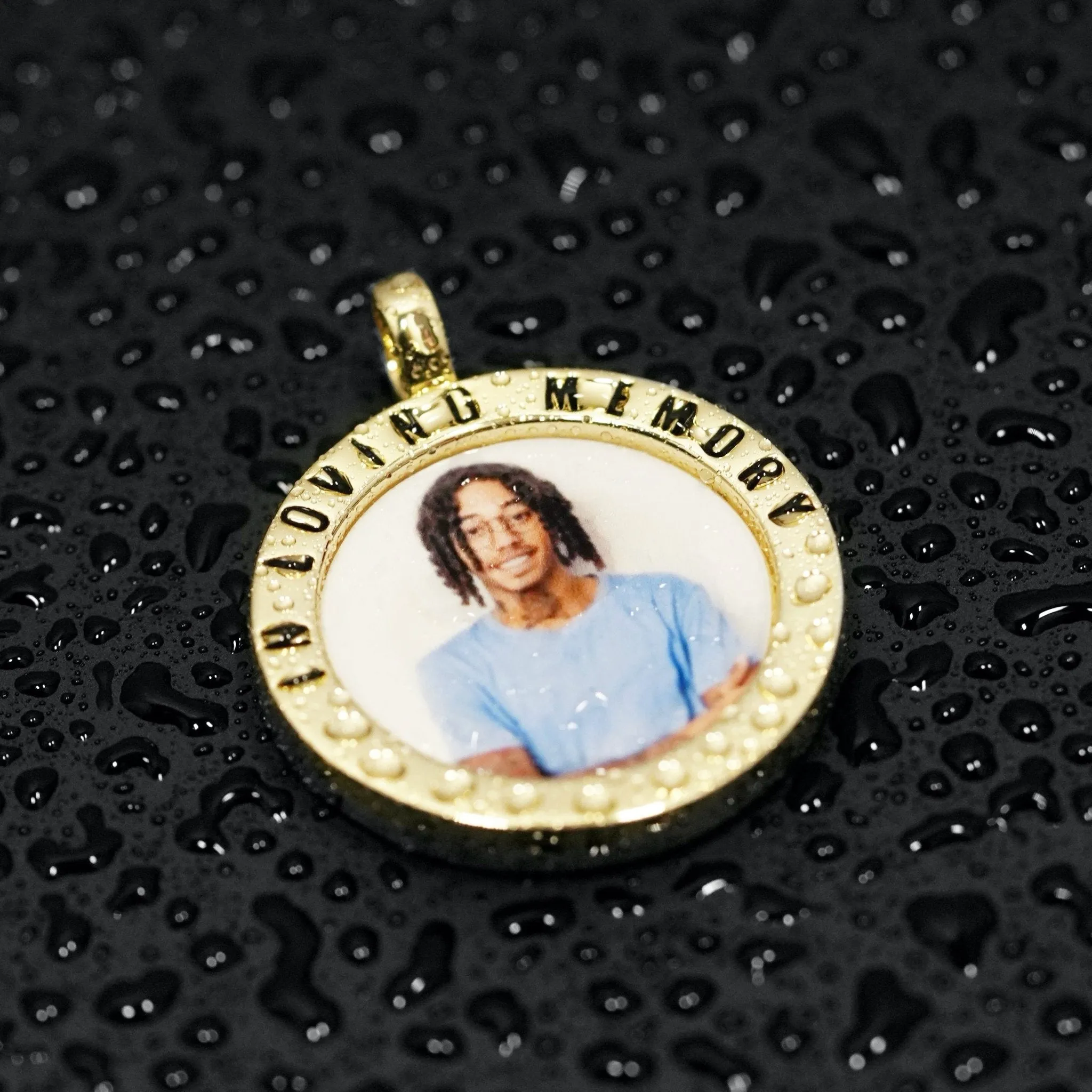 In Loving Memory Photo Pendant