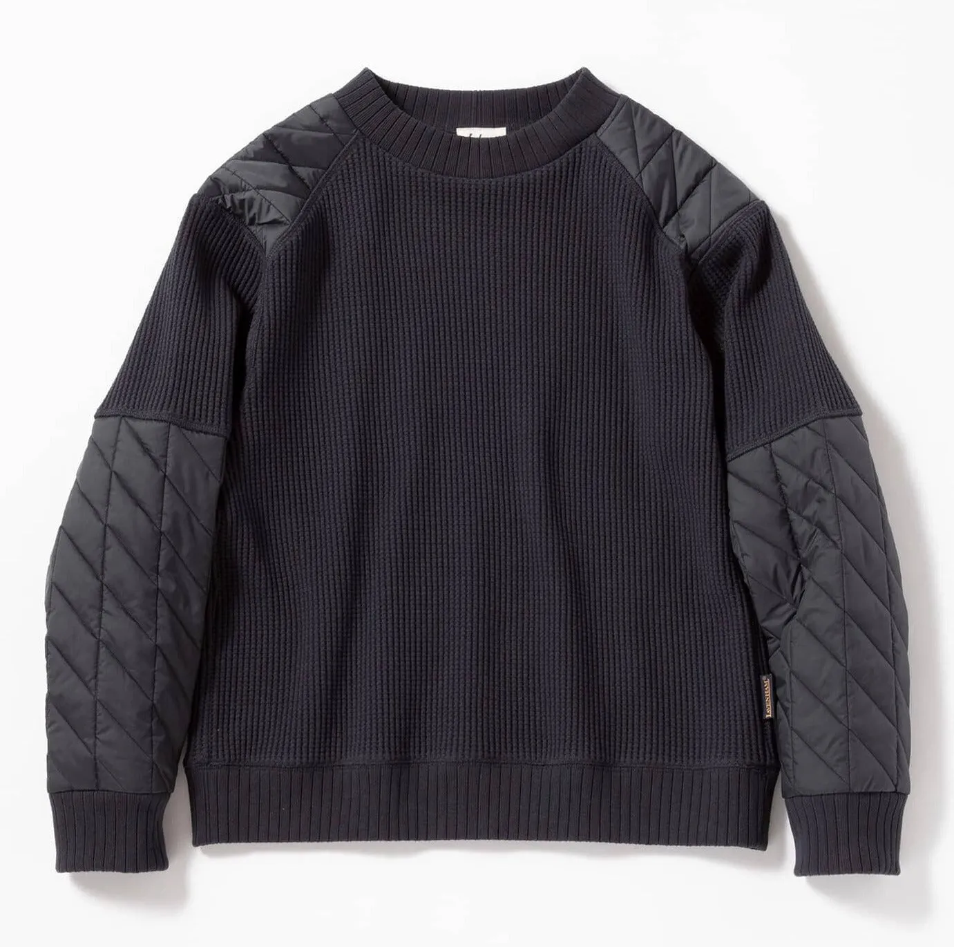 Jackman - Waffle Armored Midneck - Black