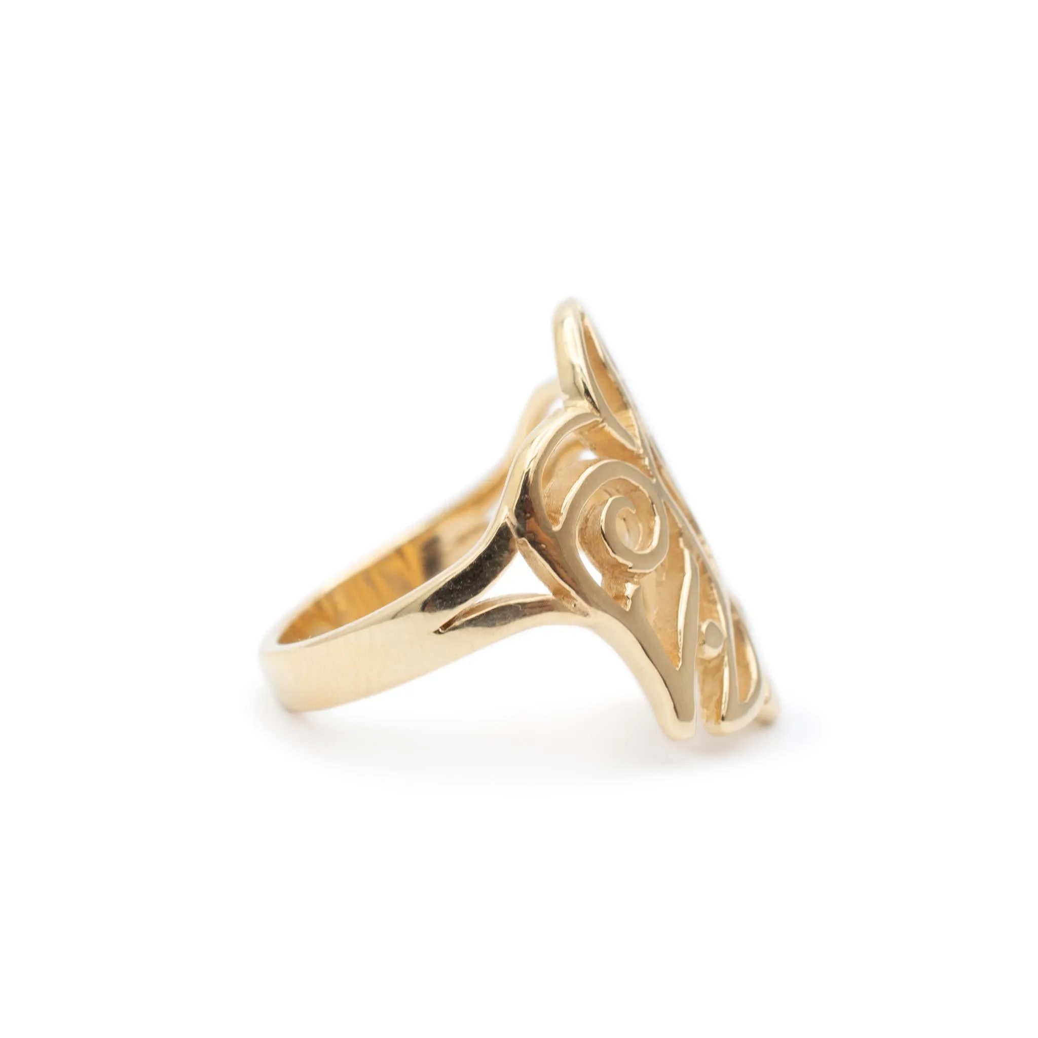 James Avery 14K Yellow Gold Dove Cocktail Ring