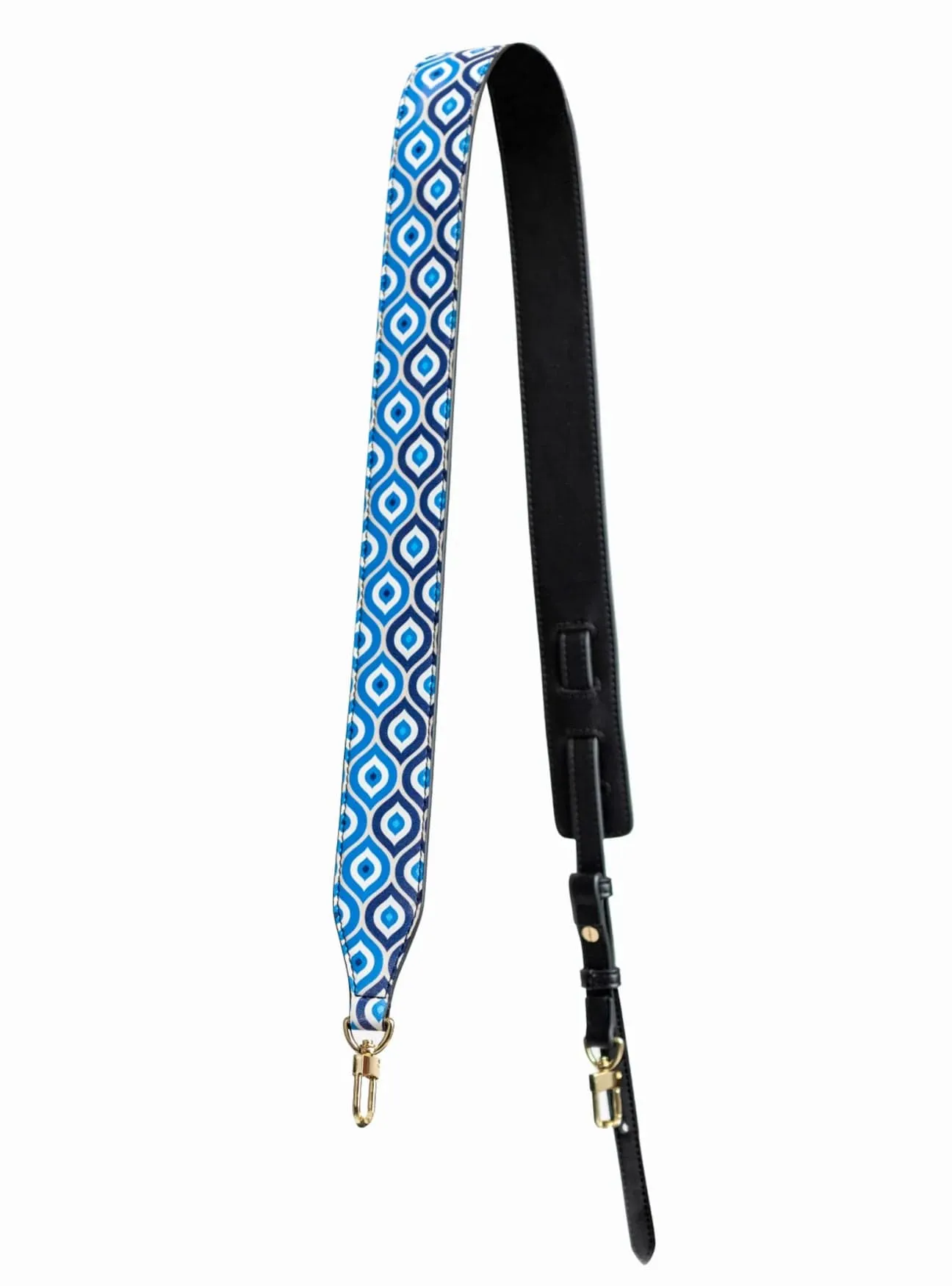 Kaia Desserto Vegan Cactus Leather Phone Bag | Blue Strap