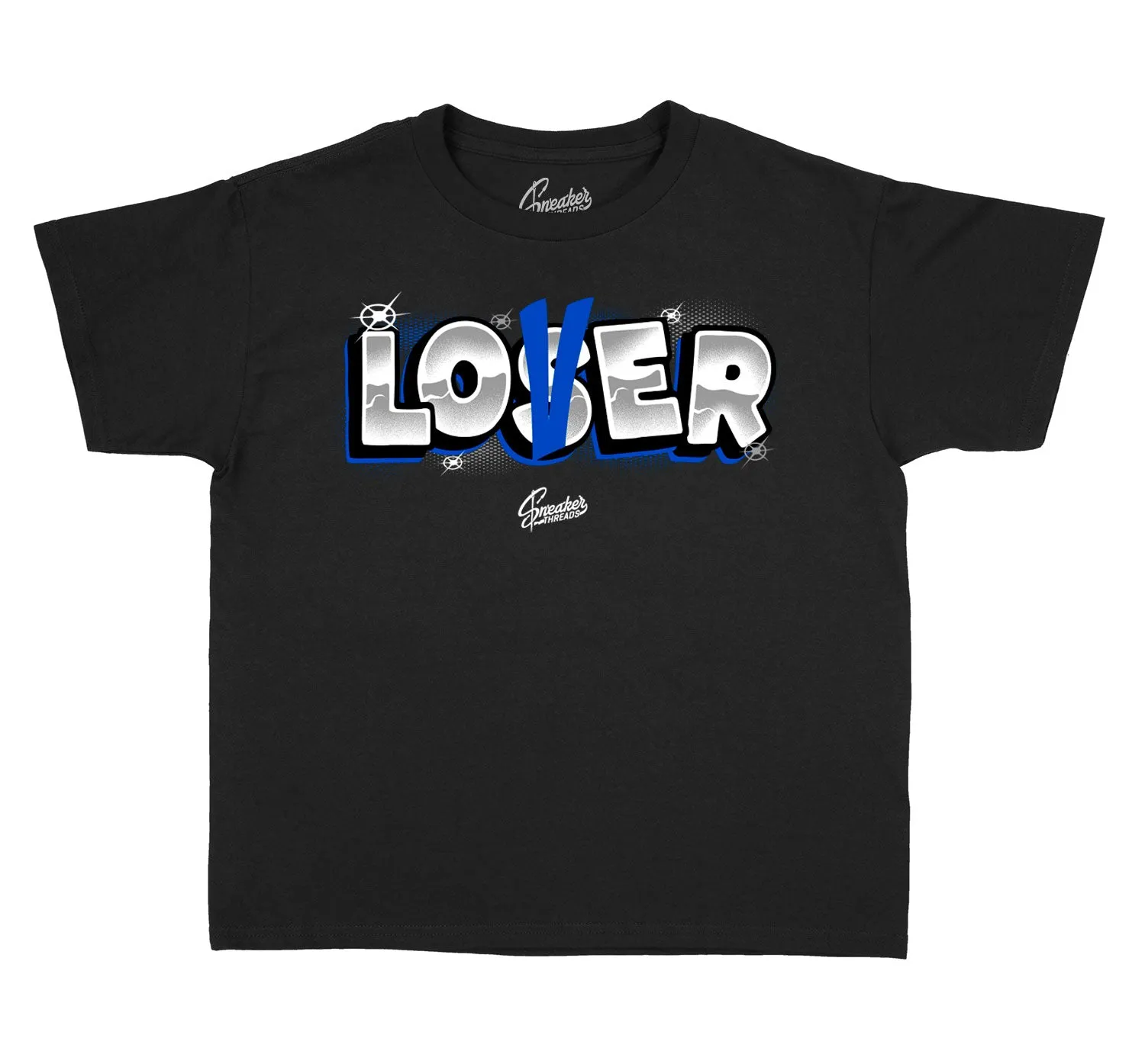 Kids Racer Blue 5 Shirt - Lover - Black