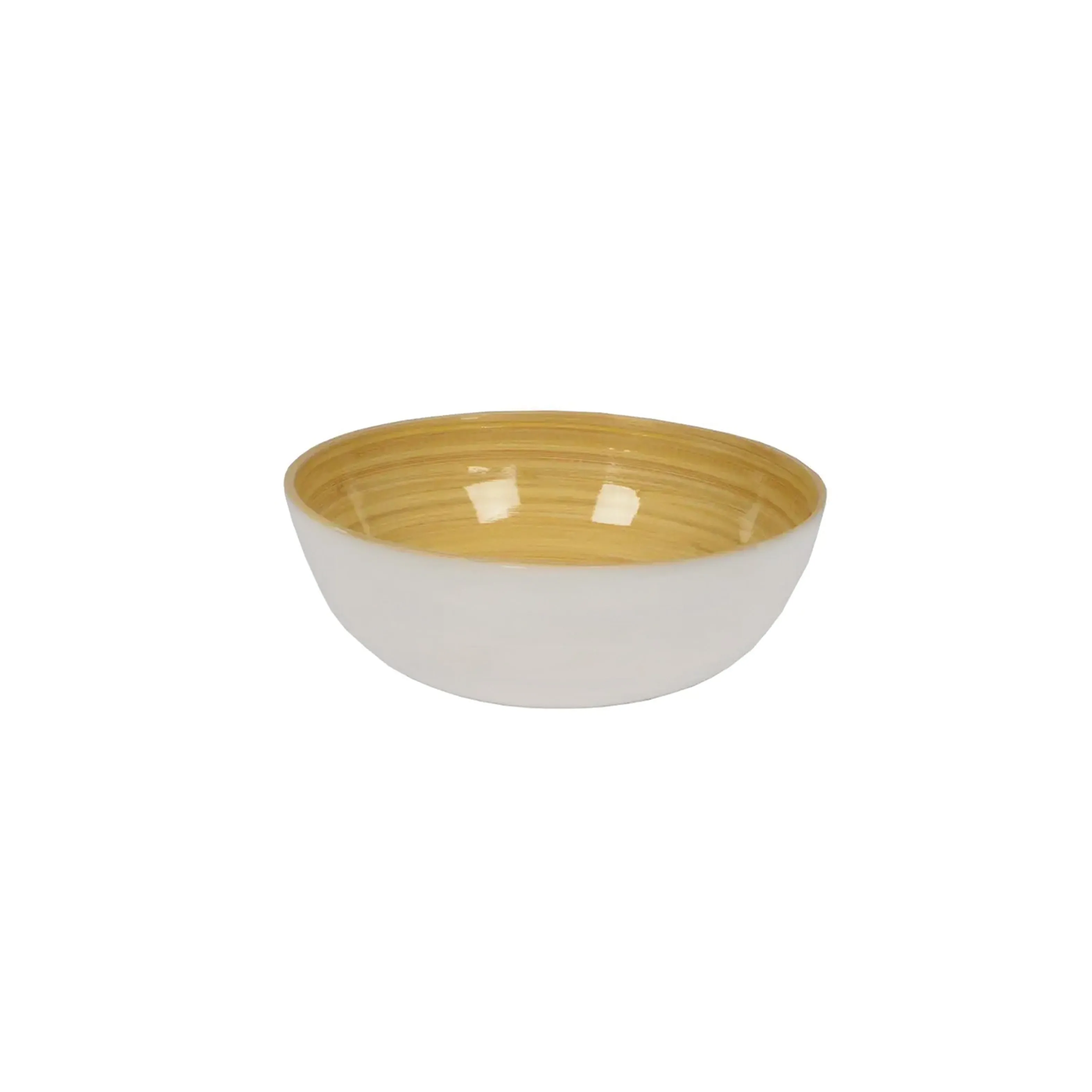 Lacquered Bamboo Bowls, 7 D x 3 H