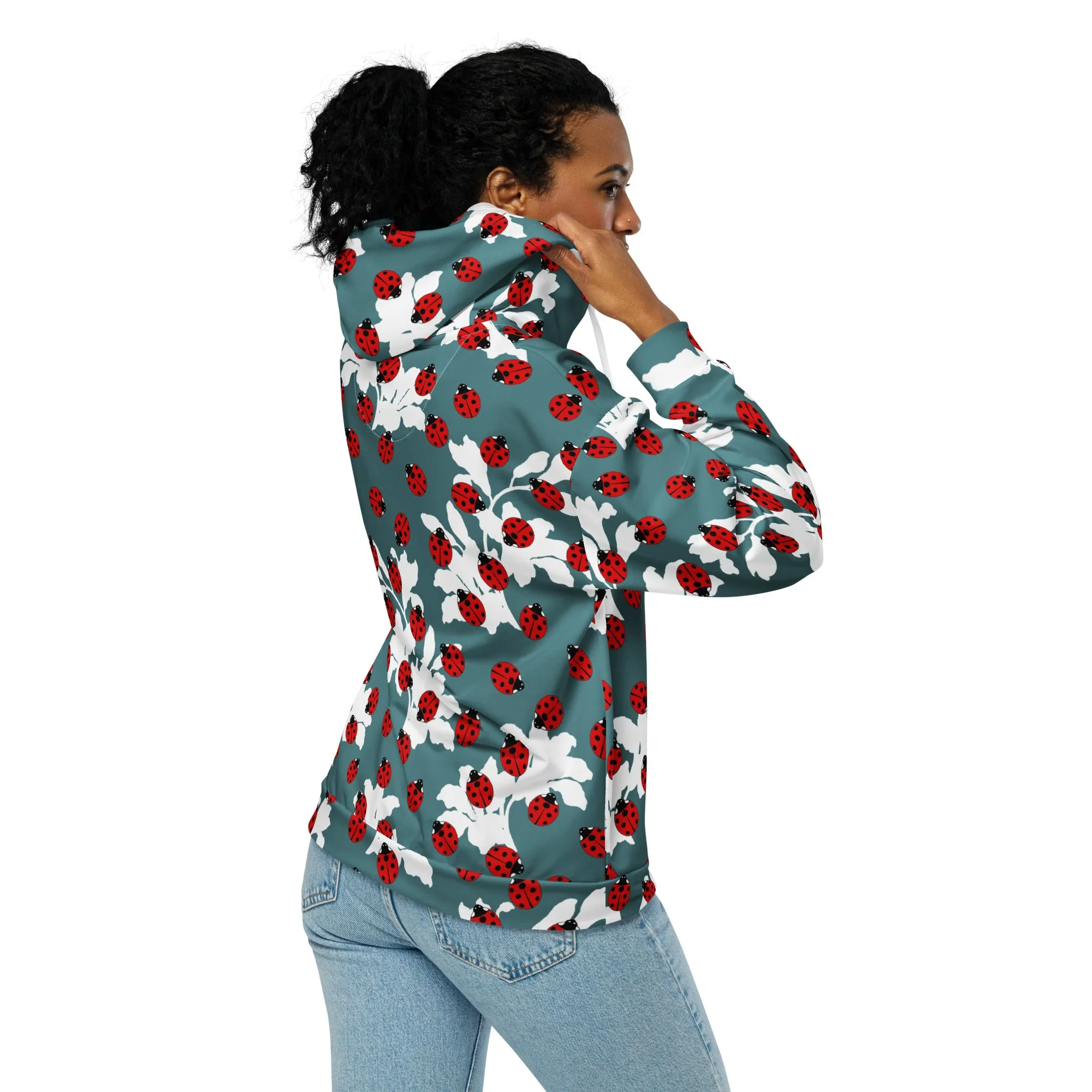 Lady Bug Unisex zip hoodie