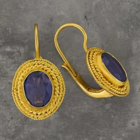 Lady Jane Grey Iolite Earrings