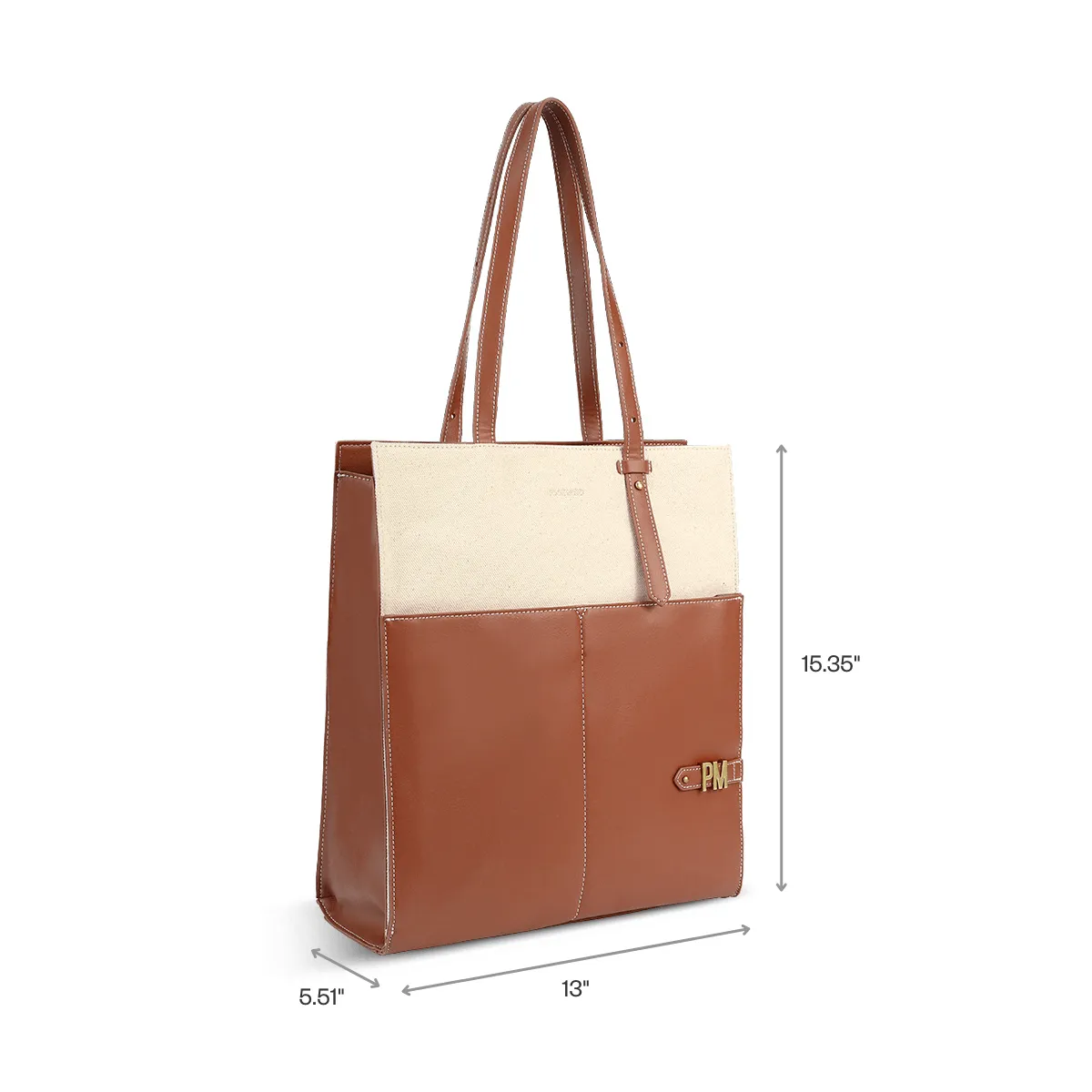 Lana Vegan Leather & Canvas Carryall Tote | Multiple Colours