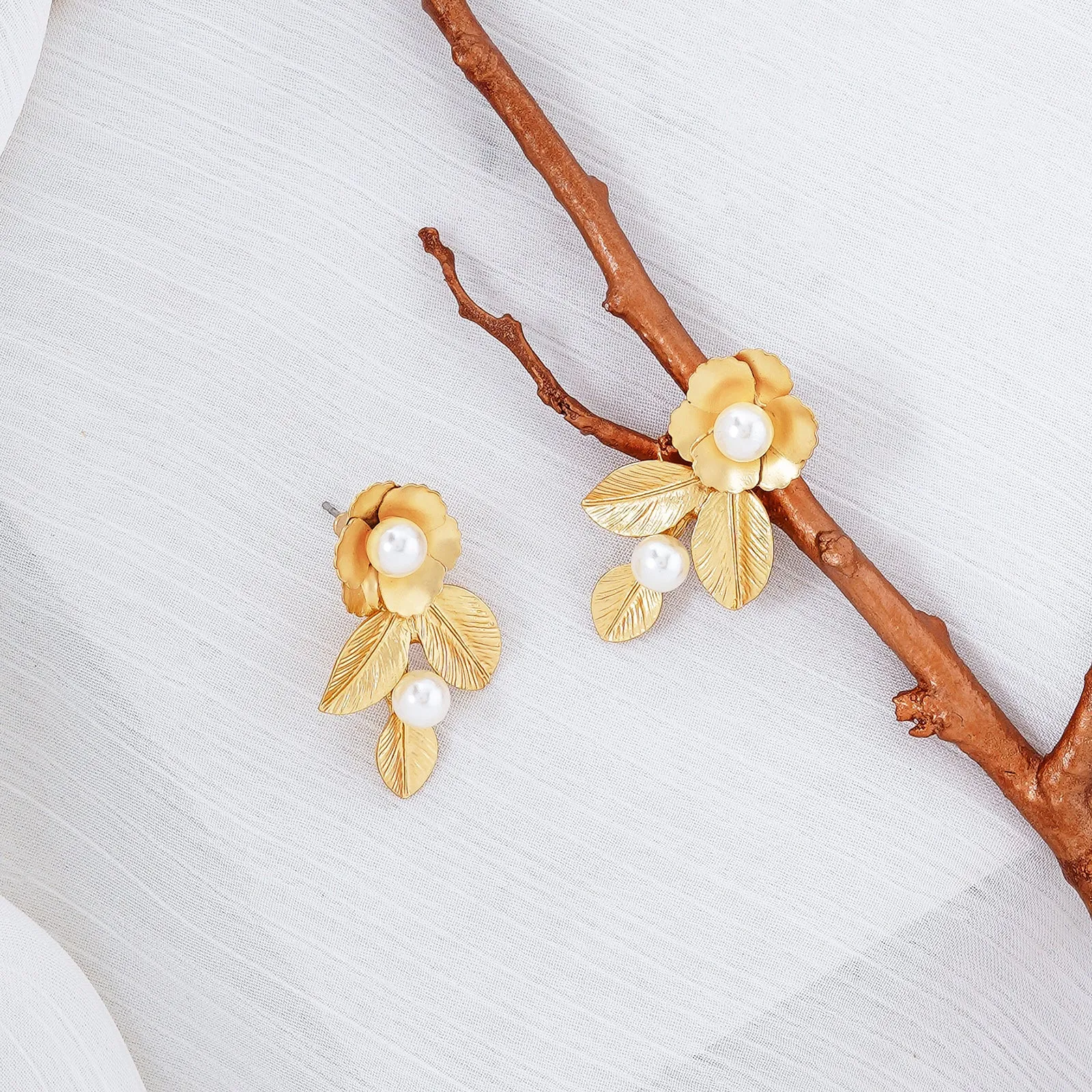 Lantana Gold Earrings