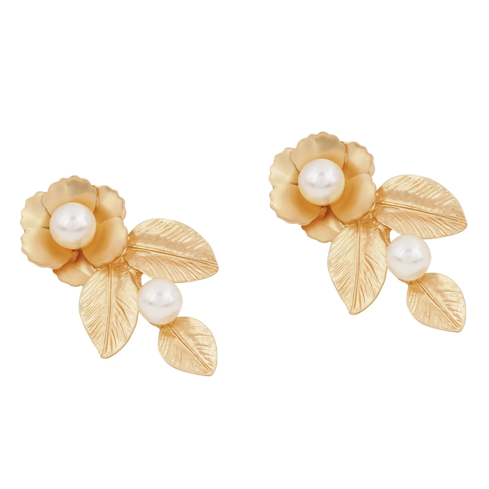 Lantana Gold Earrings