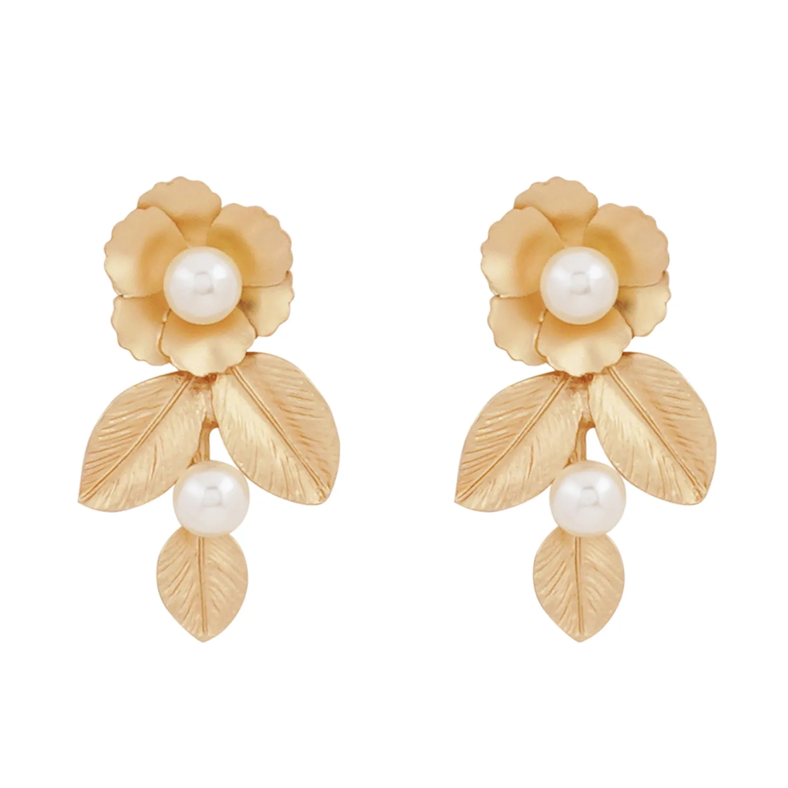 Lantana Gold Earrings