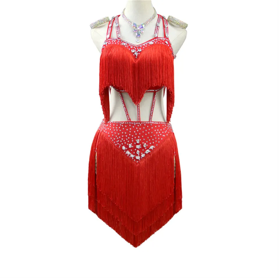 Latin Dance Dress | Custom - Made | QY26