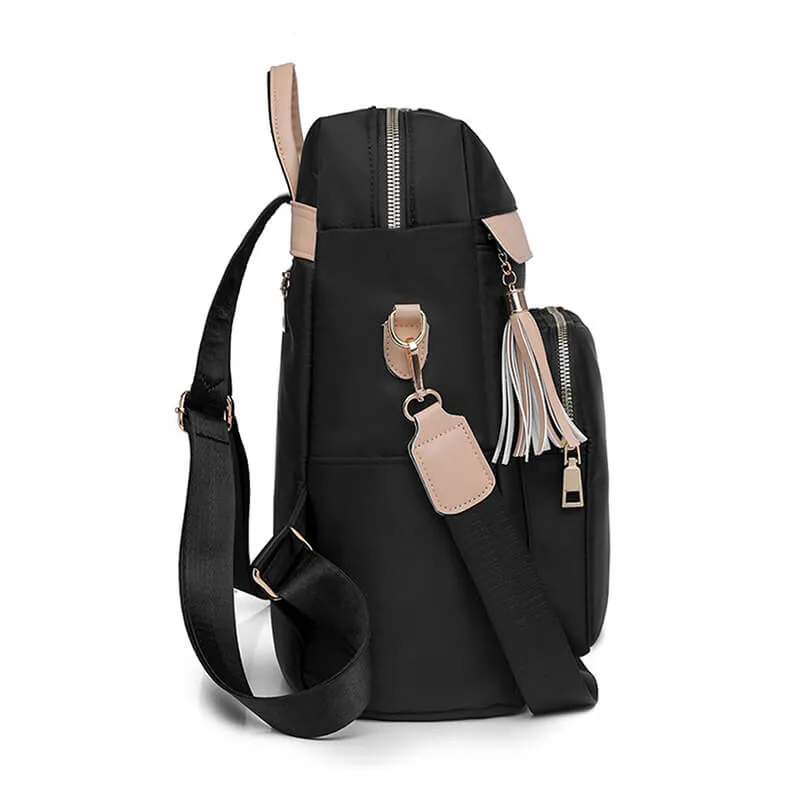 Leather Shoulder Bag, School Bag and Travel Backpack