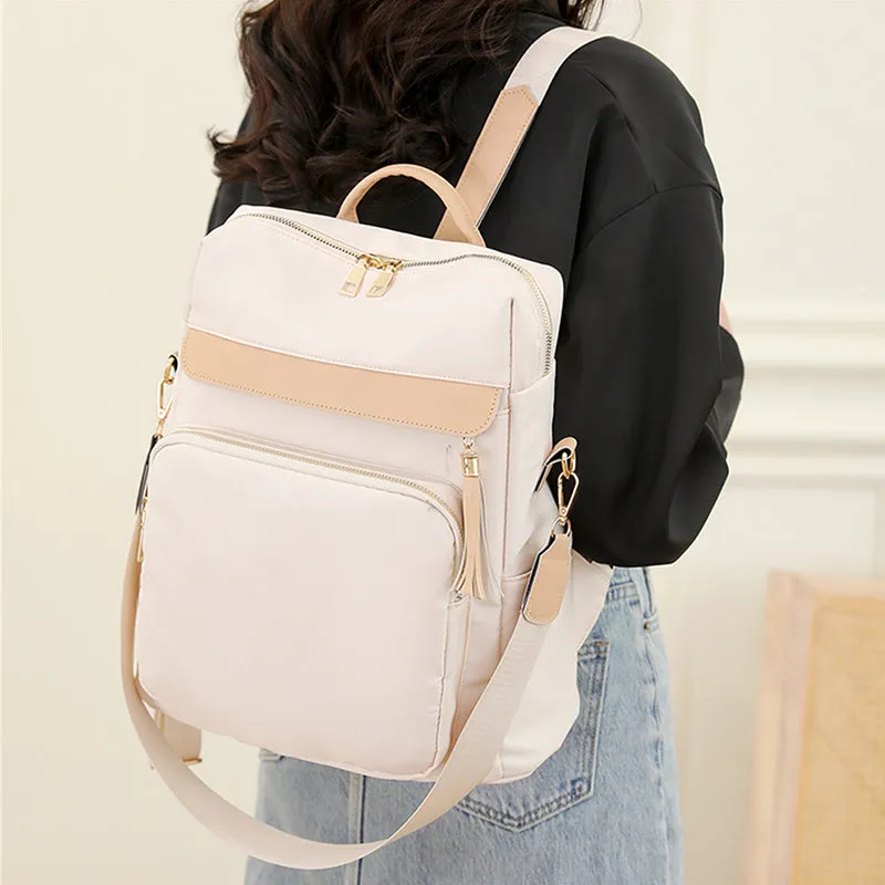 Leather Shoulder Bag, School Bag and Travel Backpack