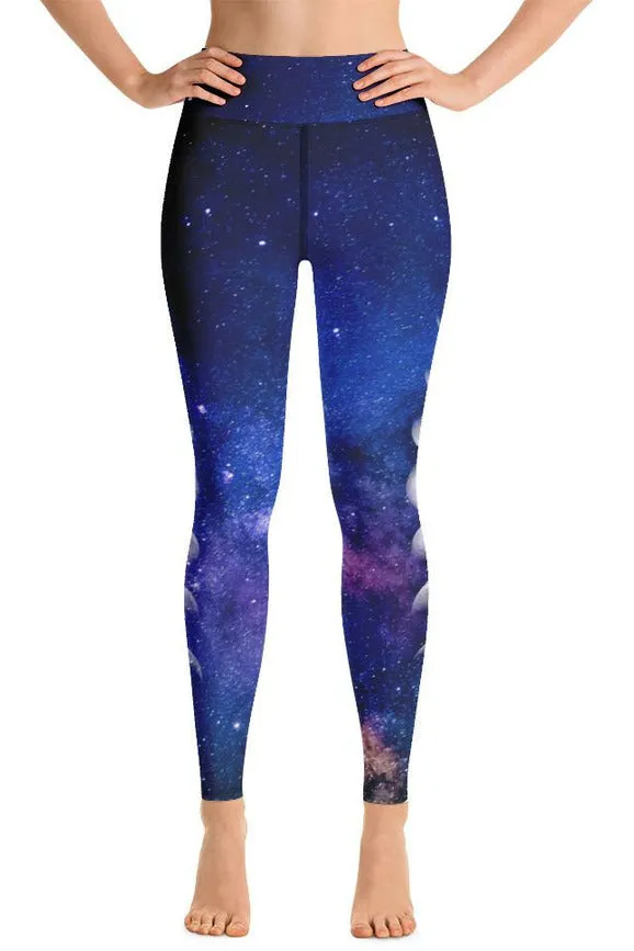 Lunar Phases Yoga Leggings