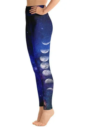 Lunar Phases Yoga Leggings