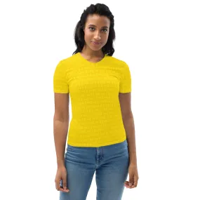 M KEMP Butterfly Yellow Women's T-shirt