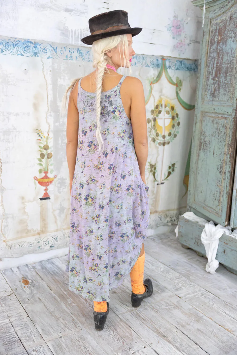 MAGNOLIA PEARL FLORAL LANA TANK DRESS 1032 PRESSED FLOWERS