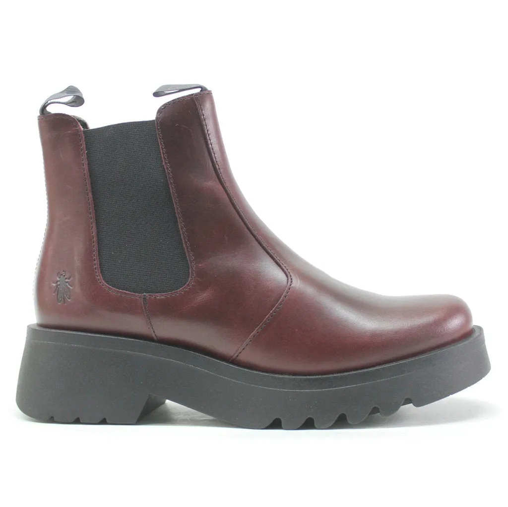 Medi789Fly Rug Leather Women's Chlesea Boots