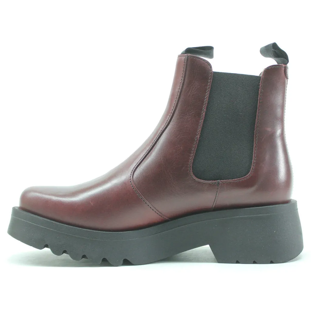 Medi789Fly Rug Leather Women's Chlesea Boots