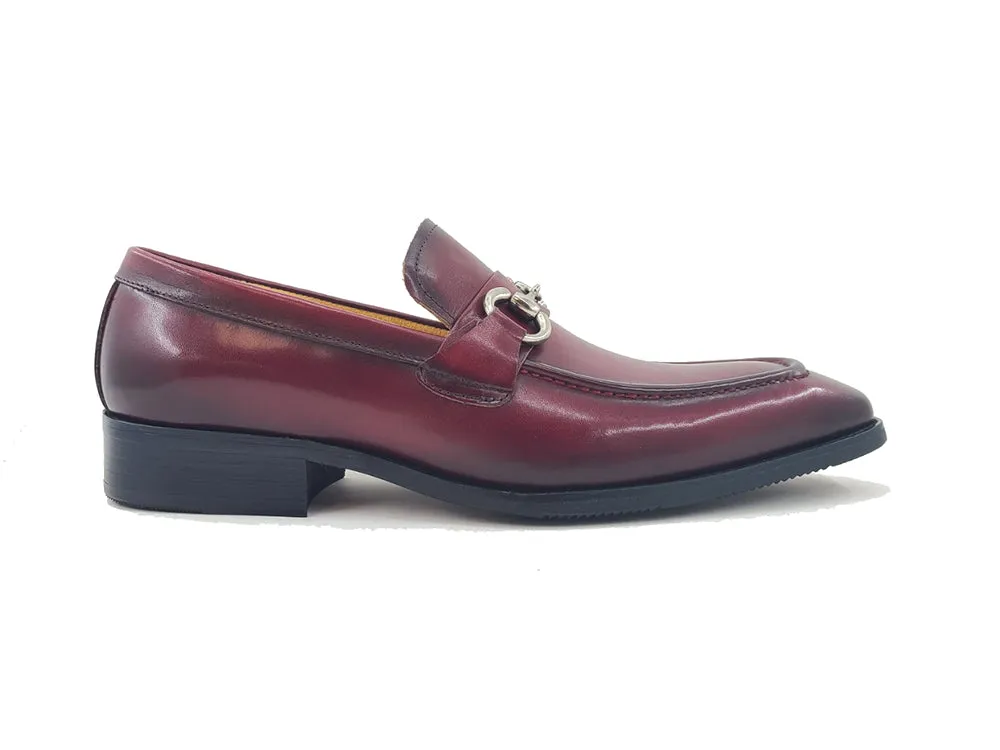 Men's Burnished Signature Buckle Loafer