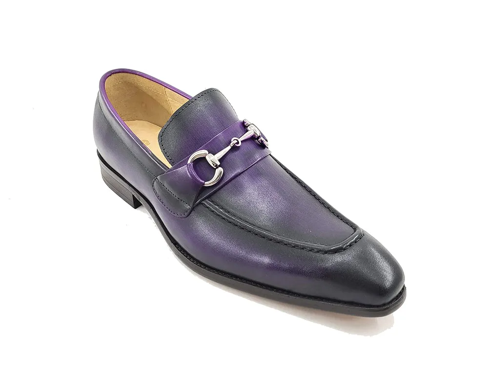 Men's Burnished Signature Buckle Loafer