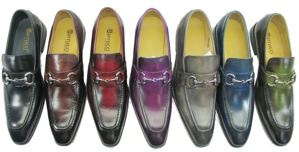 Men's Burnished Signature Buckle Loafer